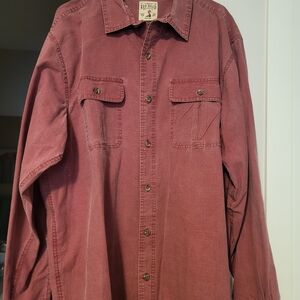 RedHead Men's Brick Red Dress Shirt